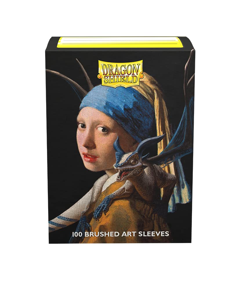 Dragon Shield: Standard 100ct Brushed Art Sleeves - Girl with a Pearl Earring | Total Play