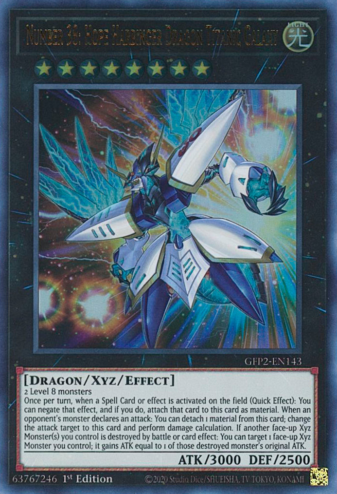 Number 38: Hope Harbinger Dragon Titanic Galaxy [GFP2-EN143] Ultra Rare | Total Play