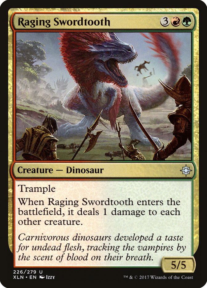 Raging Swordtooth [Ixalan] | Total Play