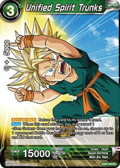 Unified Spirit Trunks (EX01-06) [Mighty Heroes] | Total Play
