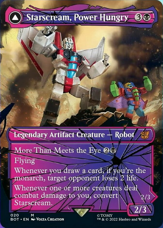 Starscream, Power Hungry // Starscream, Seeker Leader (Shattered Glass) [Transformers] | Total Play