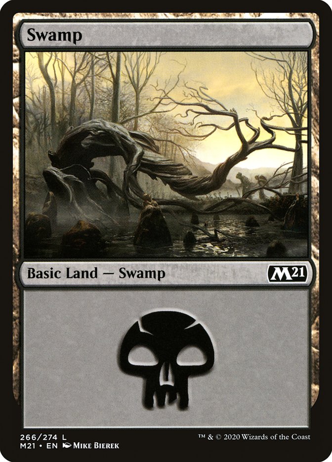 Swamp (266) [Core Set 2021] | Total Play