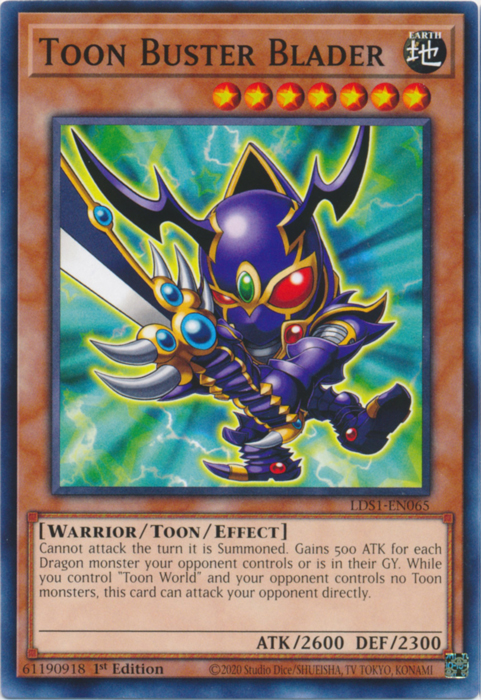 Toon Buster Blader [LDS1-EN065] Common | Total Play