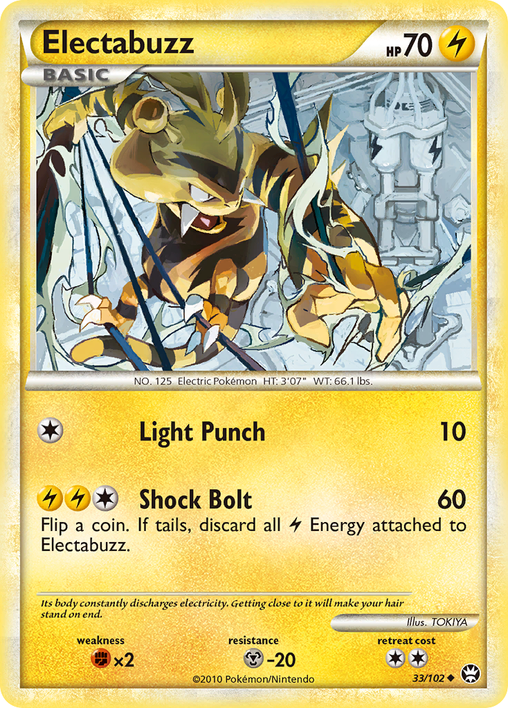 Electabuzz (33/102) [HeartGold & SoulSilver: Triumphant] | Total Play