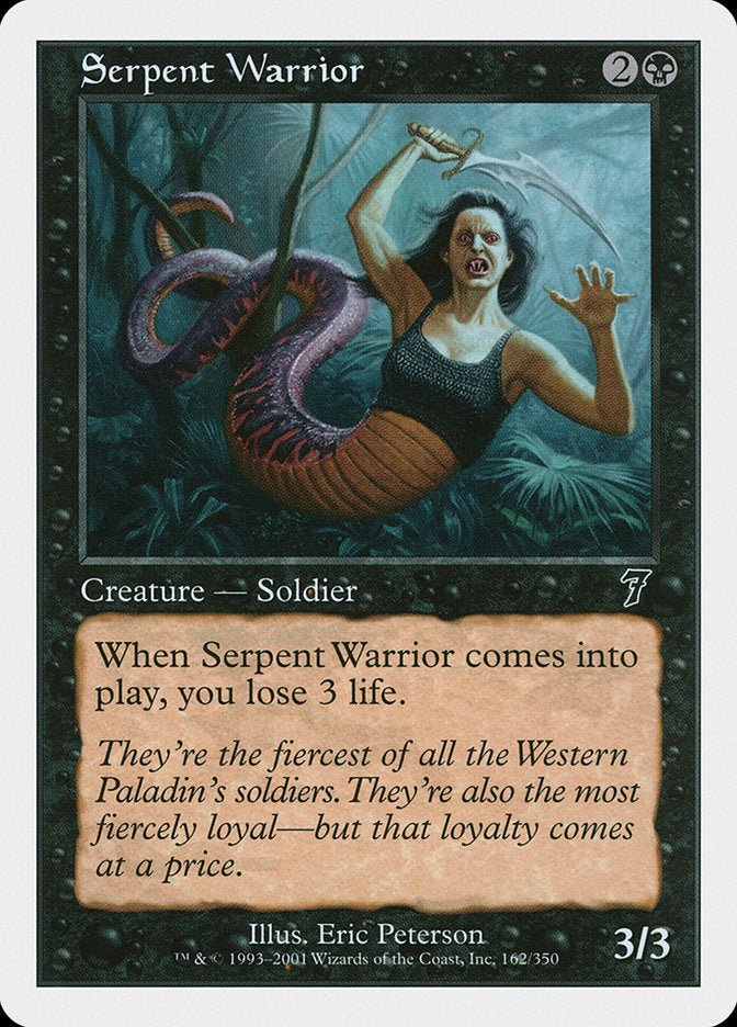 Serpent Warrior [Seventh Edition] | Total Play