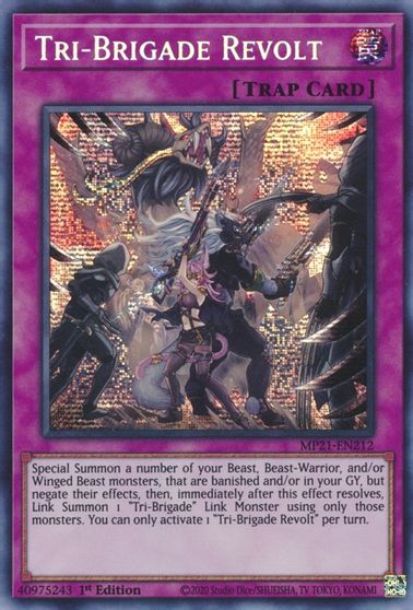 Tri-Brigade Revolt [MP21-EN212] Prismatic Secret Rare | Total Play