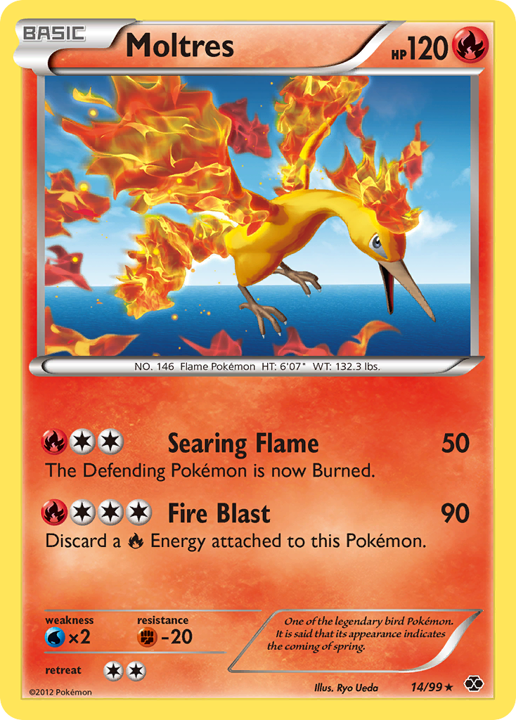 Moltres (14/99) [Black & White: Next Destinies] | Total Play