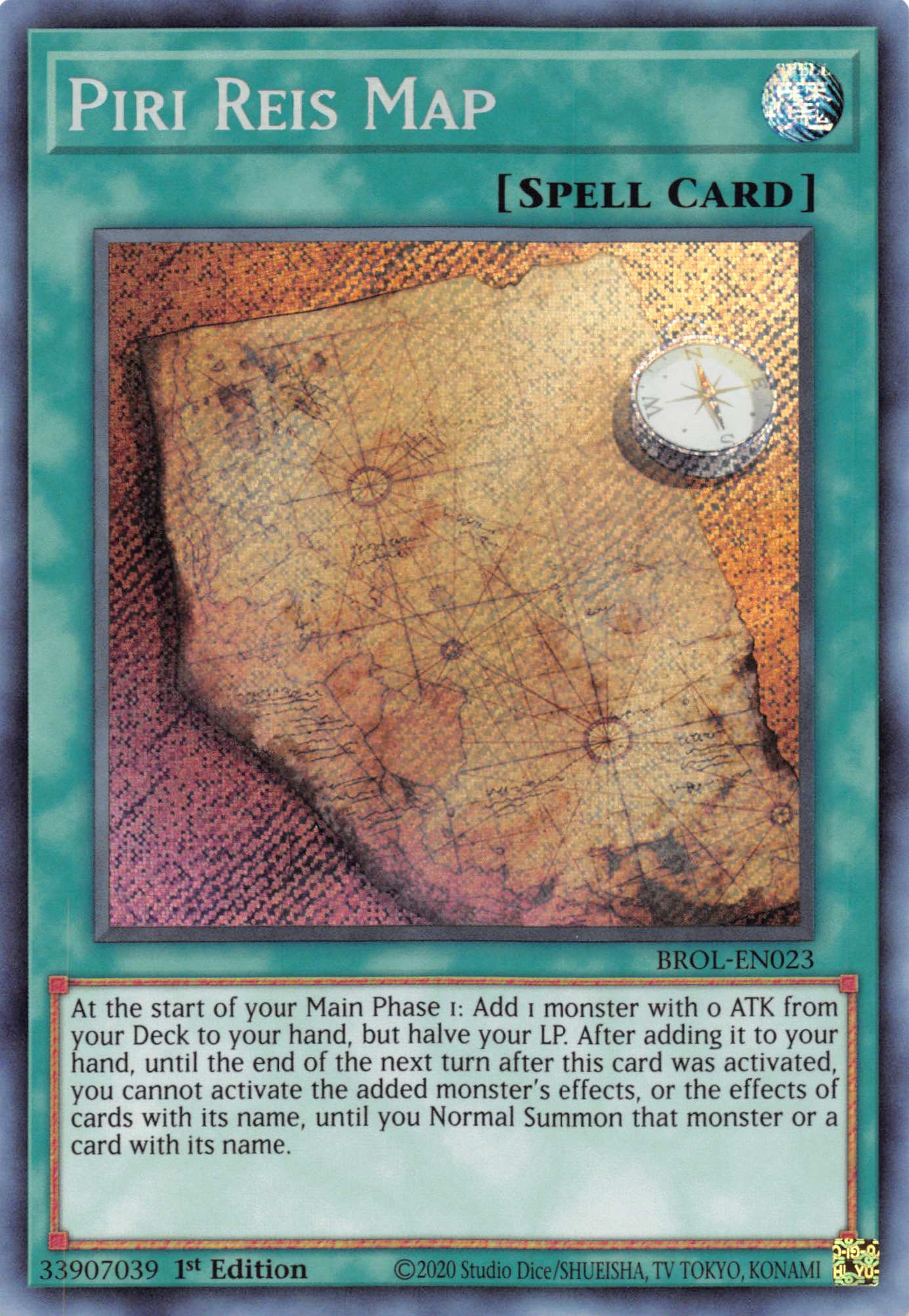 Piri Reis Map [BROL-EN023] Secret Rare | Total Play