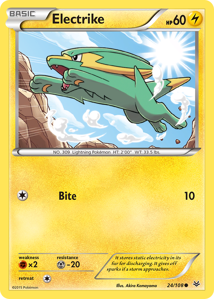 Electrike (24/108) [XY: Roaring Skies] | Total Play