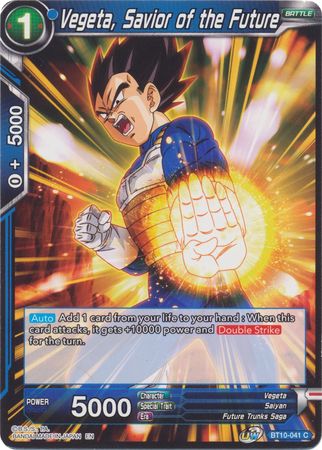 Vegeta, Savior of the Future (BT10-041) [Rise of the Unison Warrior 2nd Edition] | Total Play