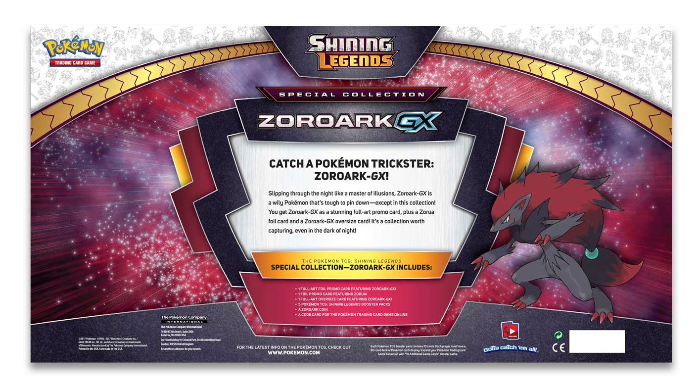 Shining Legends - Special Collection (Zoroark GX) | Total Play