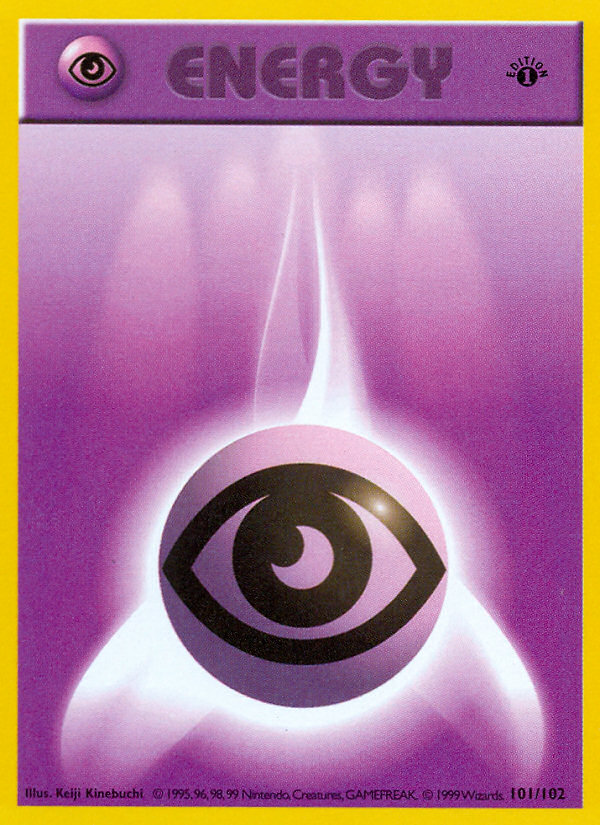 Psychic Energy (101/102) (Shadowless) [Base Set 1st Edition] | Total Play
