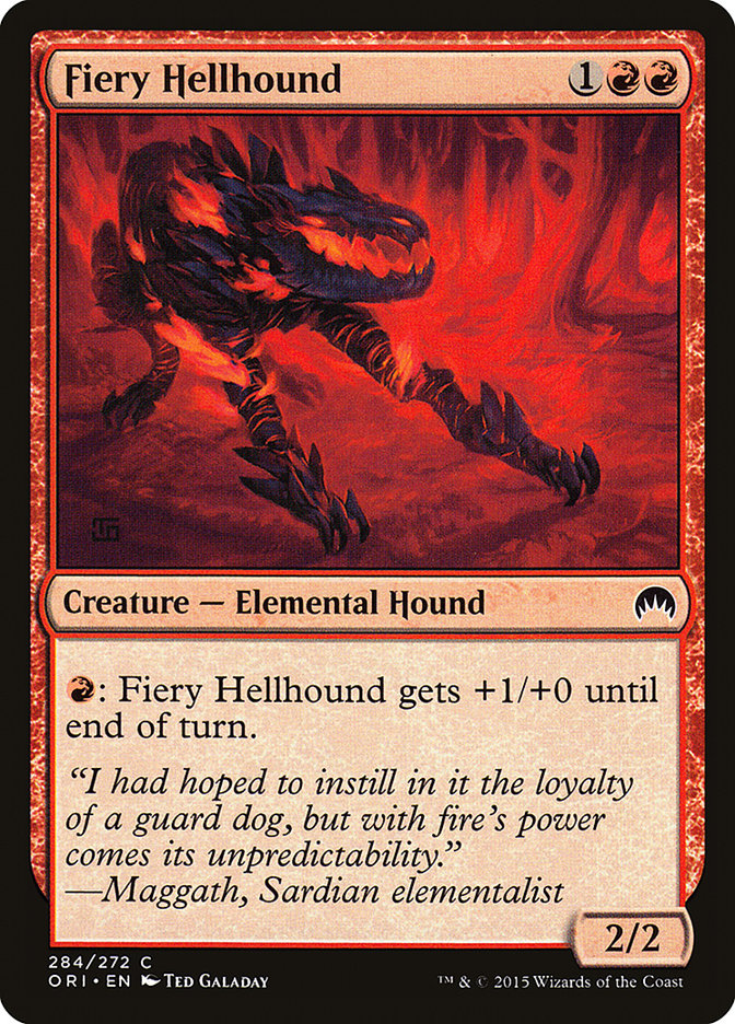 Fiery Hellhound [Magic Origins] | Total Play