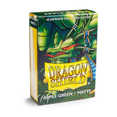Dragon Shield: Japanese Size 60ct Sleeves - Apple Green (Matte) | Total Play