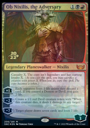 Ob Nixilis, the Adversary [Streets of New Capenna Prerelease Promos] | Total Play