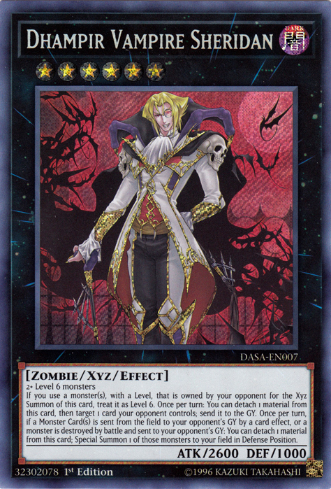 Dhampir Vampire Sheridan [DASA-EN007] Secret Rare | Total Play