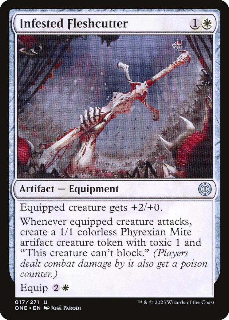 Infested Fleshcutter [Phyrexia: All Will Be One] | Total Play