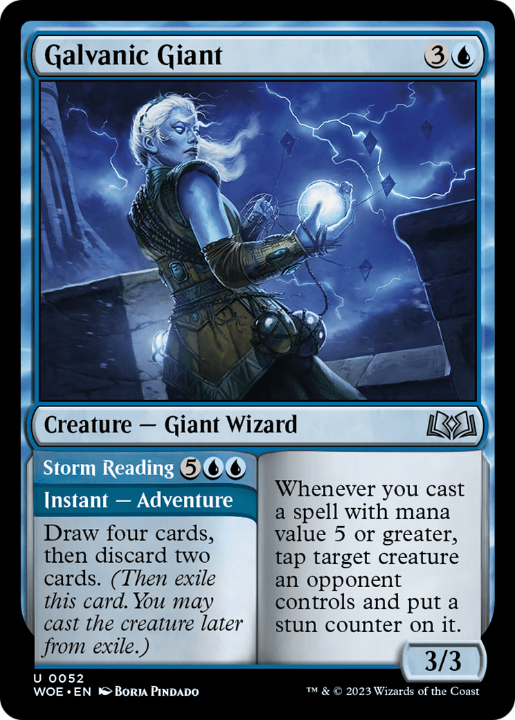 Galvanic Giant // Storm Reading [Wilds of Eldraine] | Total Play