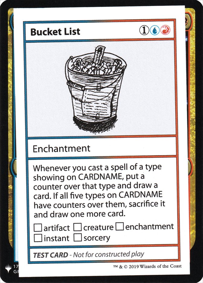 Bucket List [Mystery Booster Playtest Cards] | Total Play