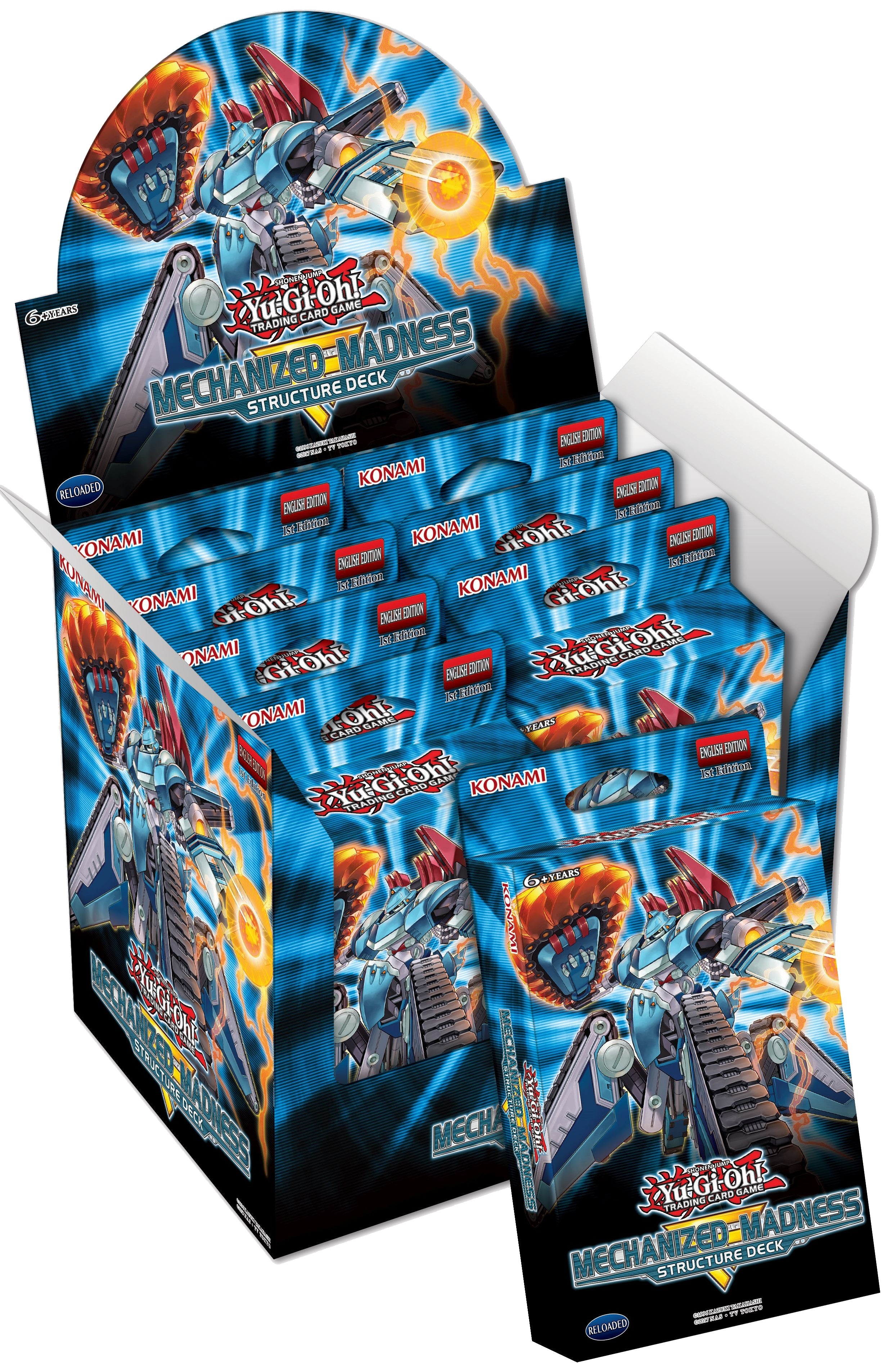 Mechanized Madness - Structure Deck Display (1st Edition) | Total Play