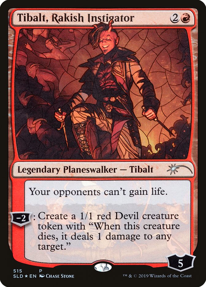 Tibalt, Rakish Instigator (Stained Glass) [Secret Lair Drop Promos] | Total Play