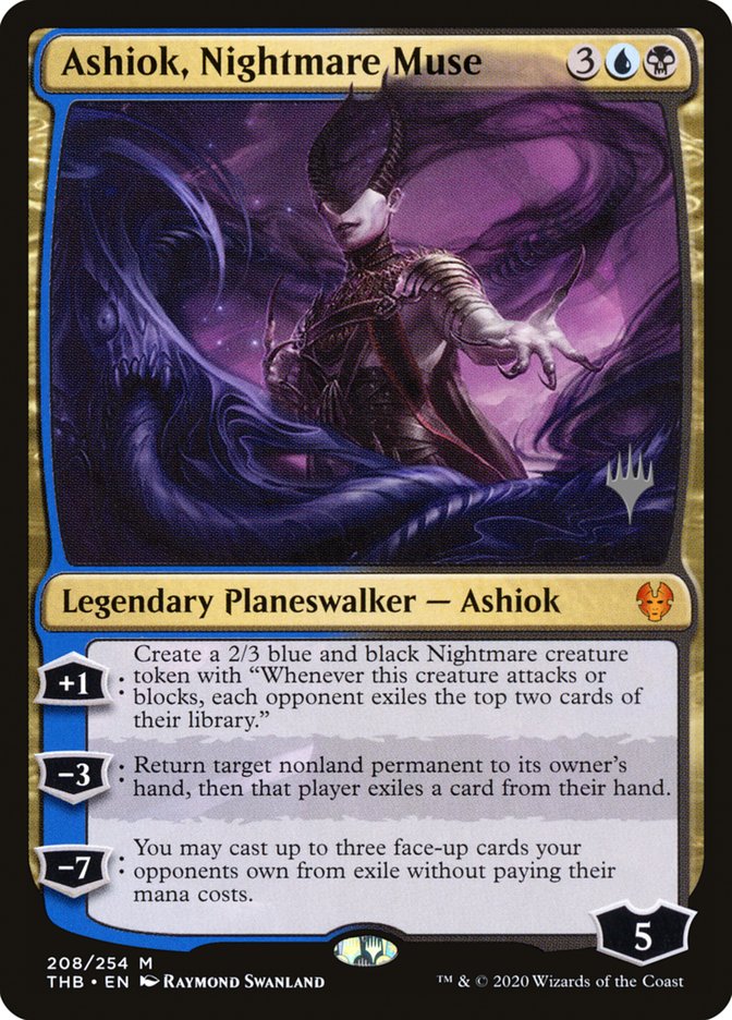 Ashiok, Nightmare Muse (Promo Pack) [Theros Beyond Death Promos] | Total Play