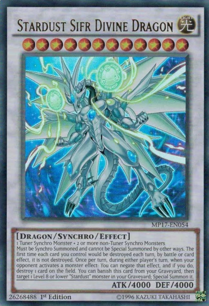 Stardust Sifr Divine Dragon [MP17-EN054] Ultra Rare | Total Play