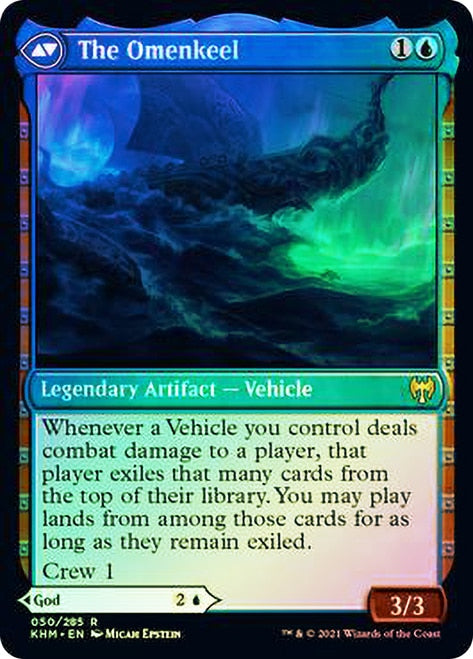 Cosima, God of the Voyage // The Omenkeel [Kaldheim Prerelease Promos] | Total Play