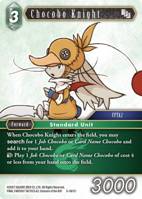 Chocobo Knight [Opus V] | Total Play