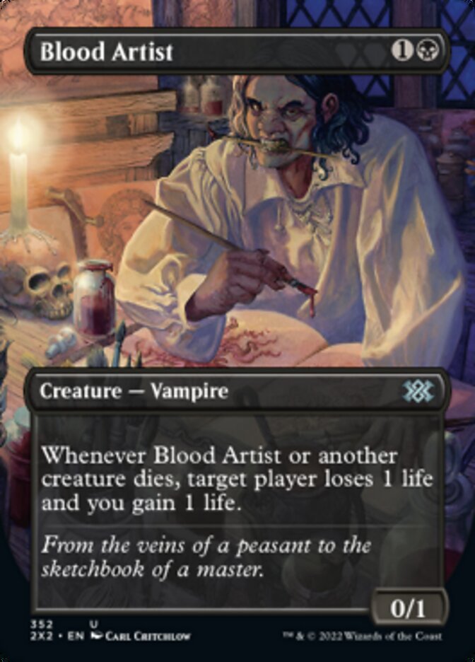 Blood Artist (Borderless Alternate Art) [Double Masters 2022] | Total Play