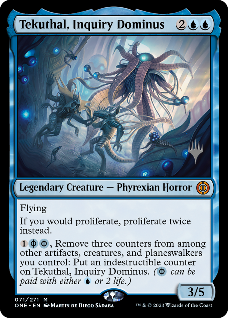 Tekuthal, Inquiry Dominus (Promo Pack) [Phyrexia: All Will Be One Promos] | Total Play