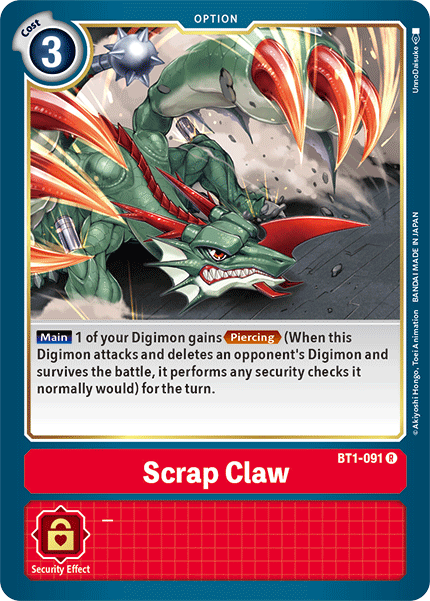 Scrap Claw [BT1-091] [Release Special Booster Ver.1.5] | Total Play