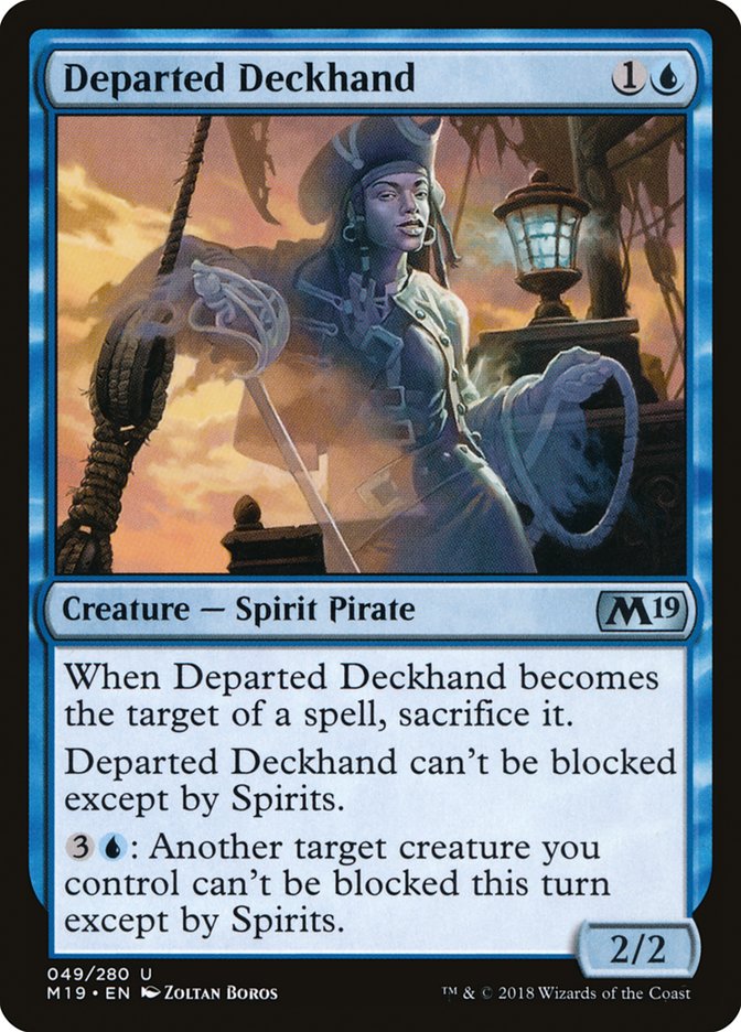 Departed Deckhand [Core Set 2019] | Total Play