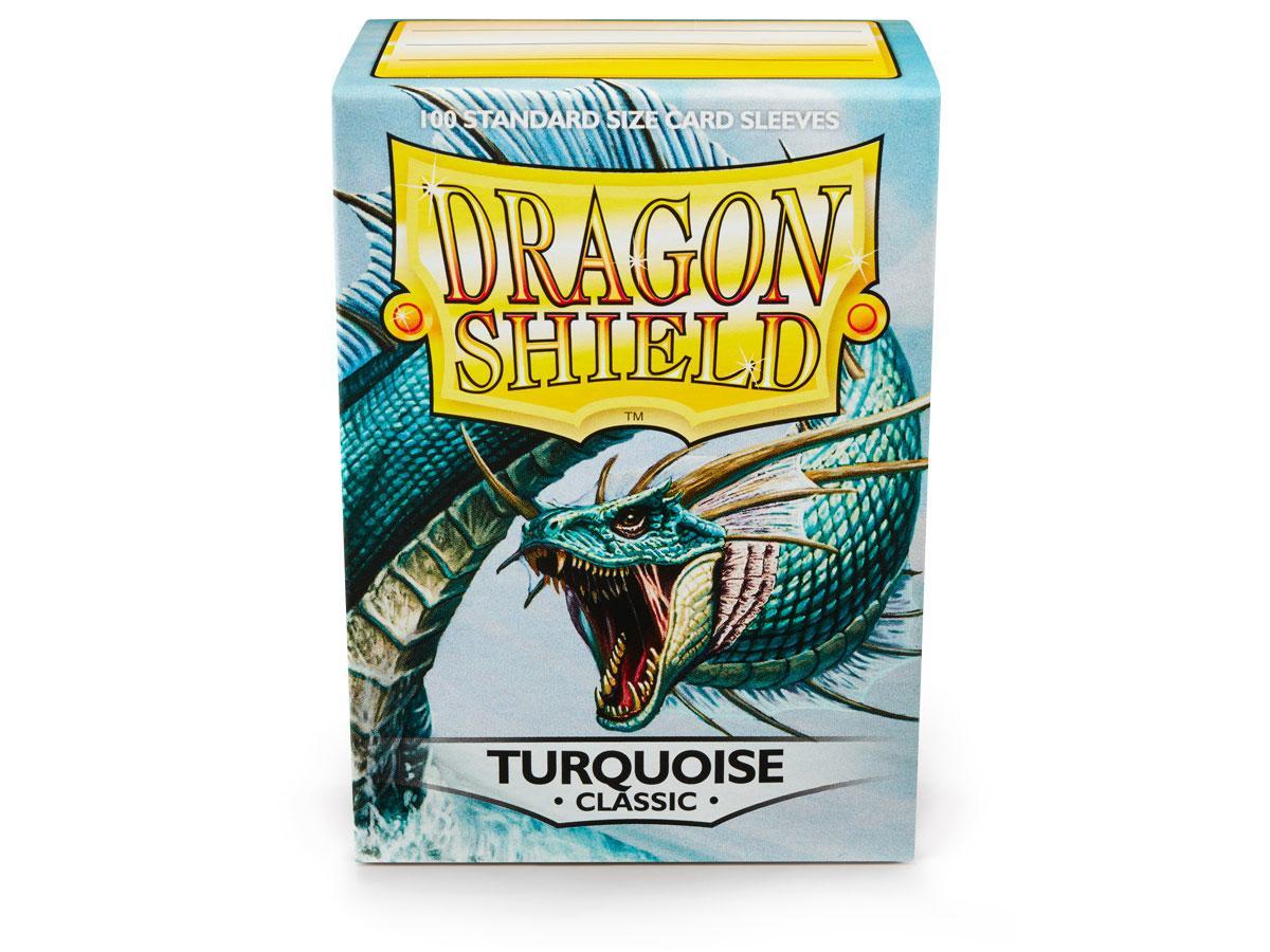 Dragon Shield: Standard 100ct Sleeves - Turquoise (Classic) | Total Play