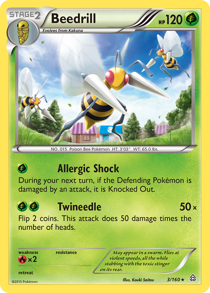 Beedrill (3/160) [XY: Primal Clash] | Total Play