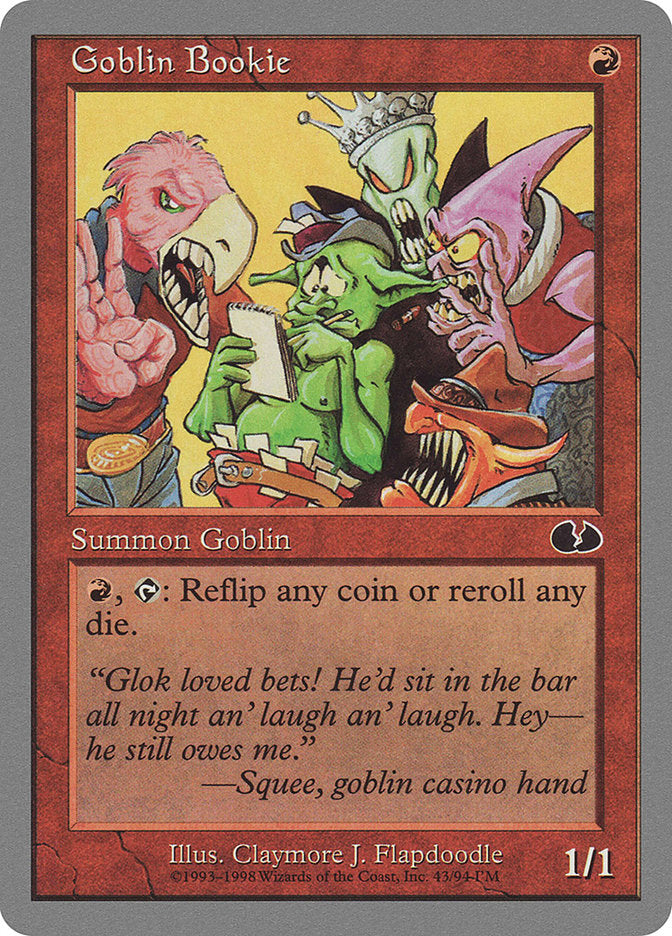 Goblin Bookie [Unglued] | Total Play