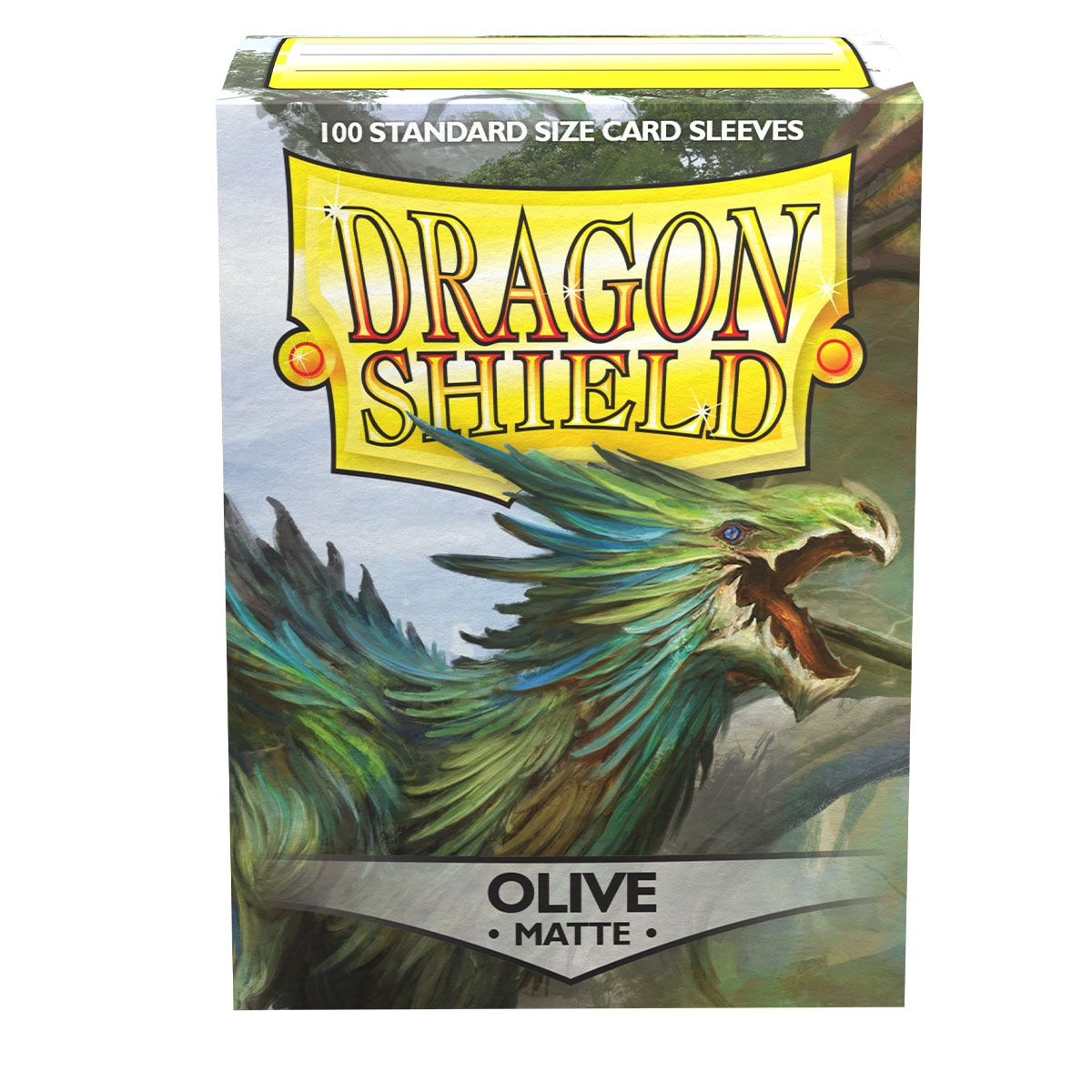 Dragon Shield: Standard 100ct Sleeves - Olive (Matte) | Total Play