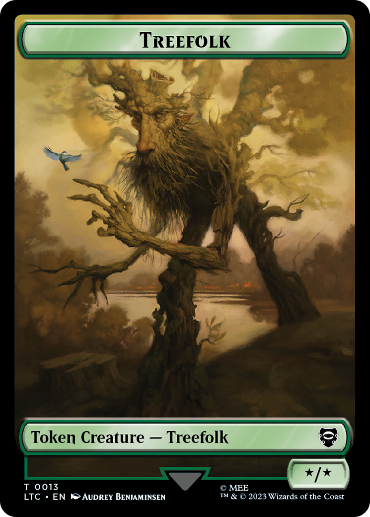 Treefolk // Food Token [The Lord of the Rings: Tales of Middle-Earth Commander Tokens] | Total Play