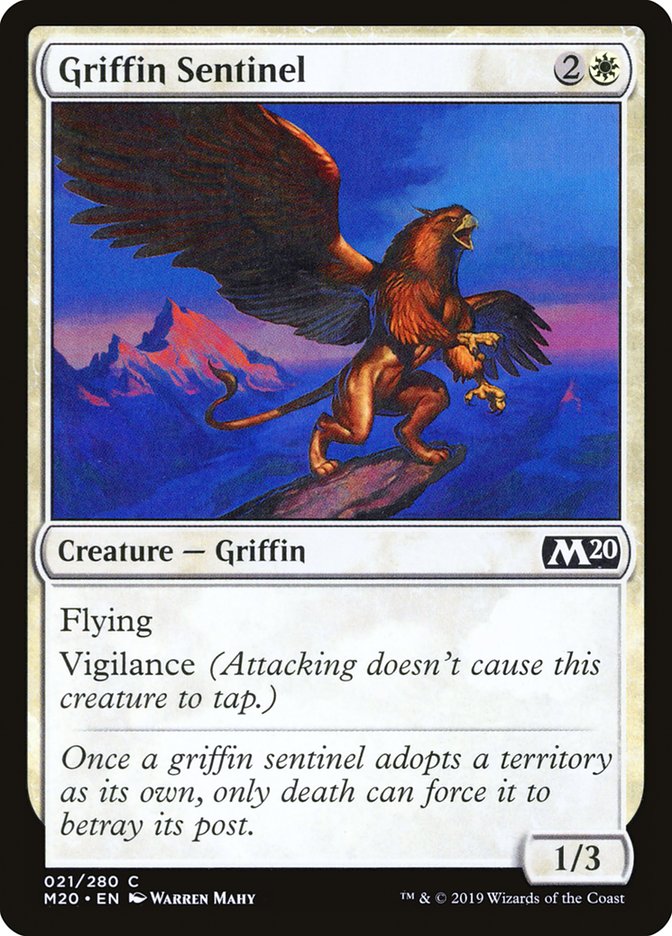 Griffin Sentinel [Core Set 2020] | Total Play