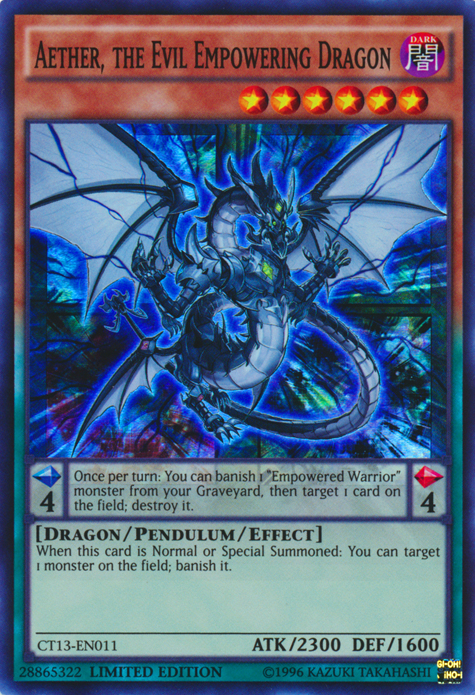 Aether, the Evil Empowering Dragon [CT13-EN011] Super Rare | Total Play