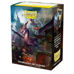 Dragon Shield: Standard 100ct Brushed Art Sleeves - Halloween Dragon (2021) | Total Play