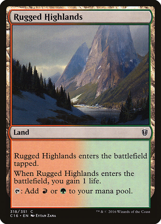 Rugged Highlands [Commander 2016] | Total Play