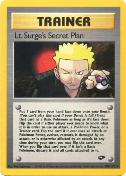 Lt. Surge's Secret Plan (107/132) [Gym Challenge Unlimited] | Total Play