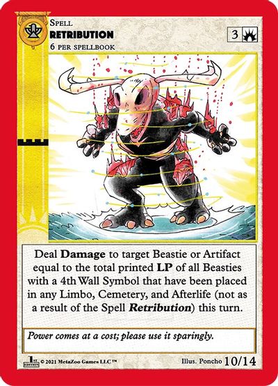 Retribution [Cryptid Nation: First Edition Cardiff Giant Deck] | Total Play