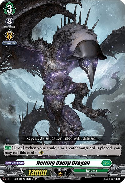 Rotting Usurp Dragon (D-BT04/110EN) [Awakening of Chakrabarthi] | Total Play