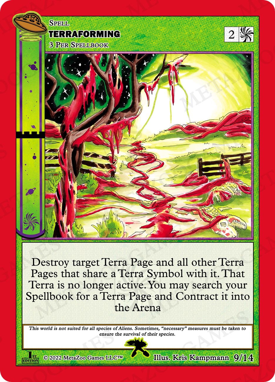 Terraforming [Cryptid Nation: UFO First Edition Tribal Theme Decks] | Total Play