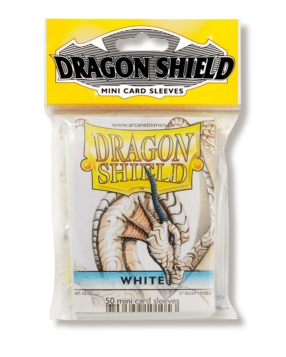 Dragon Shield: Japanese Size 50ct Sleeves - White (Classic) | Total Play