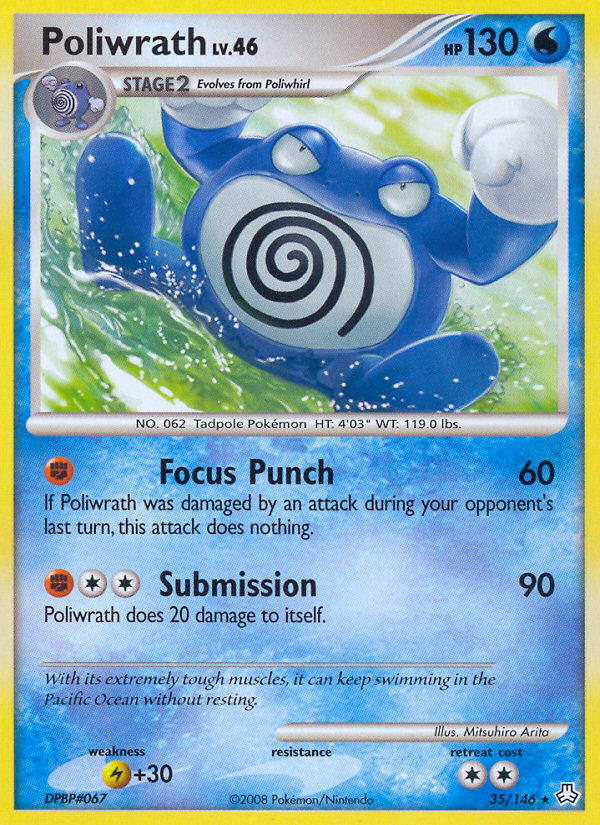 Poliwrath (35/146) [Diamond & Pearl: Legends Awakened] | Total Play