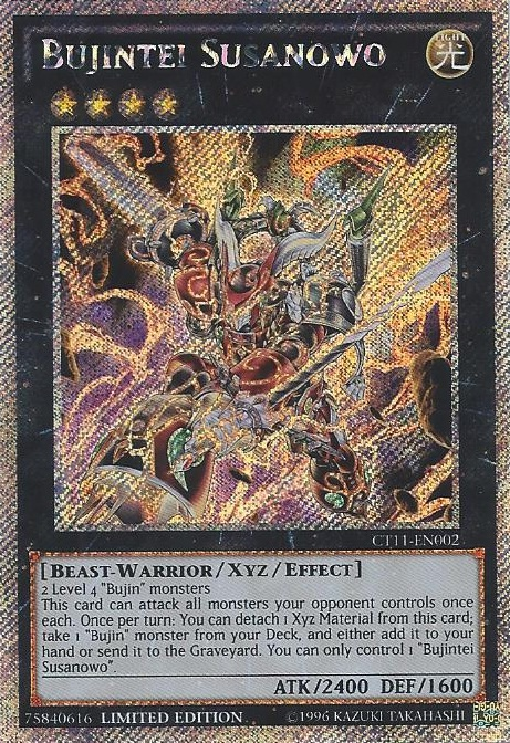 Bujintei Susanowo [CT11-EN002] Secret Rare | Total Play