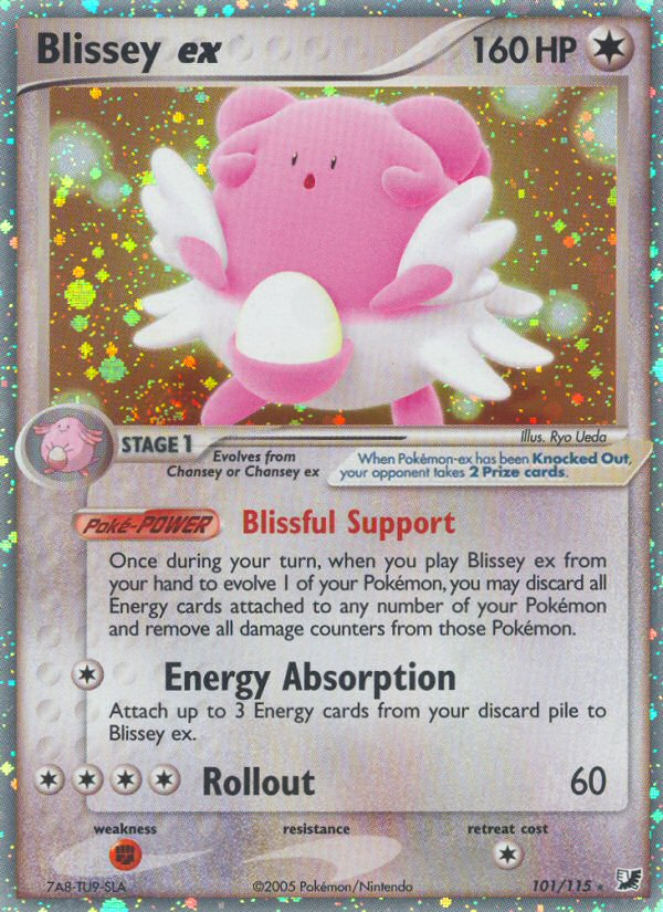 Blissey ex (101/115) [EX: Unseen Forces] | Total Play